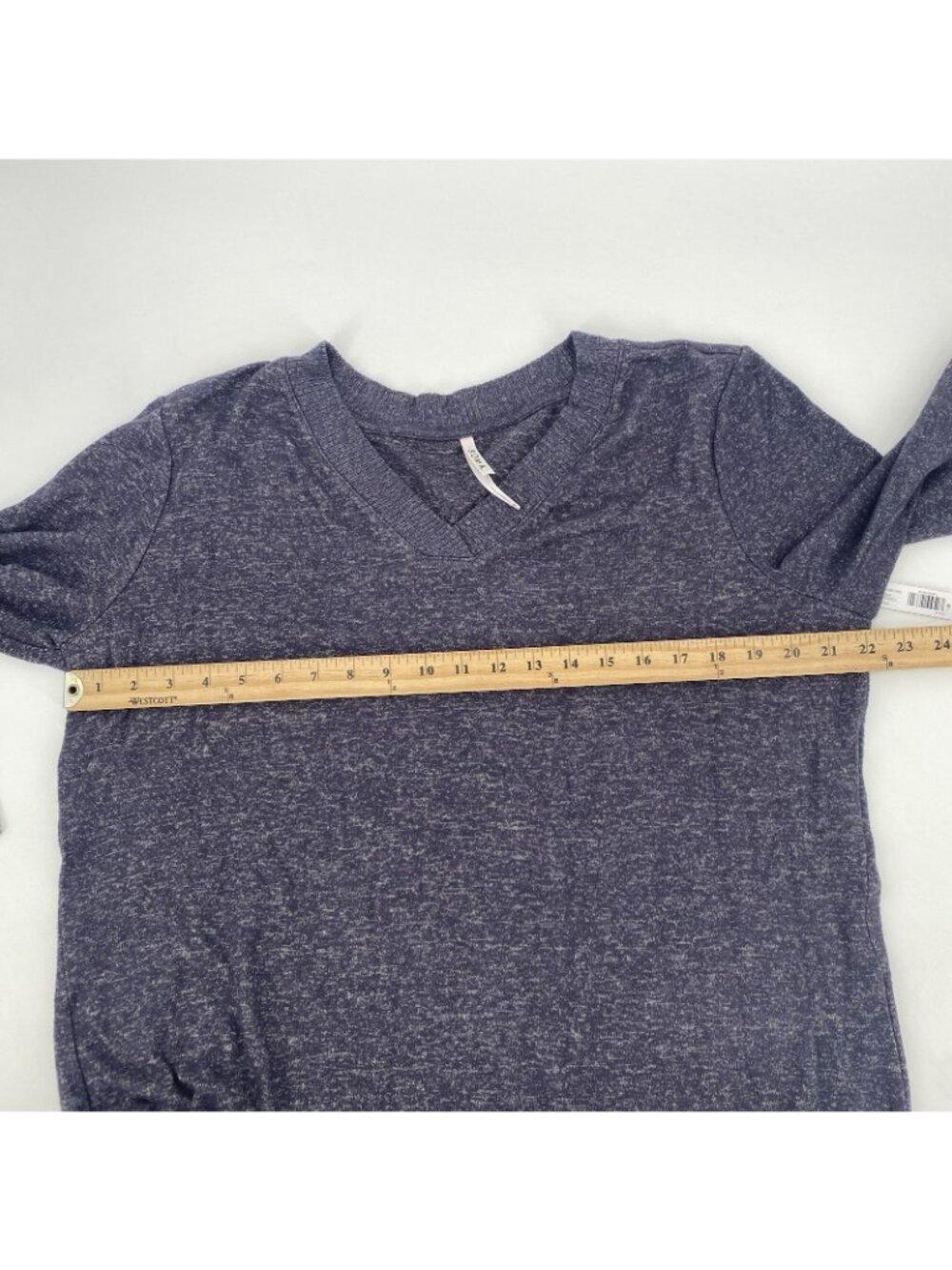 SOMA Size XL Gray CozyLuxe Long Sleeve Long Sleepshirt Rib - Picture 3 of 14